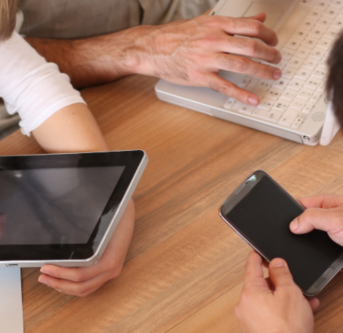 data being viewed on multiple devices