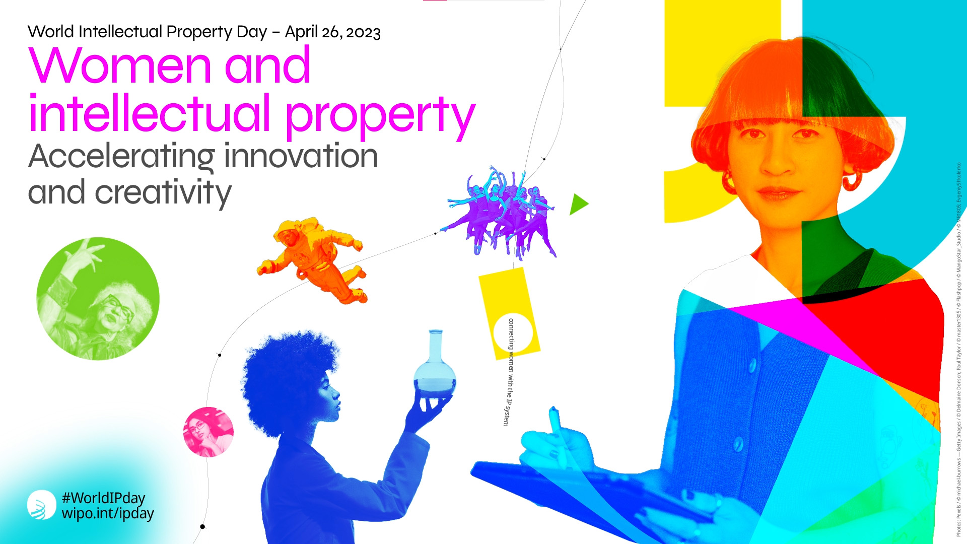 women and intellectual property poster