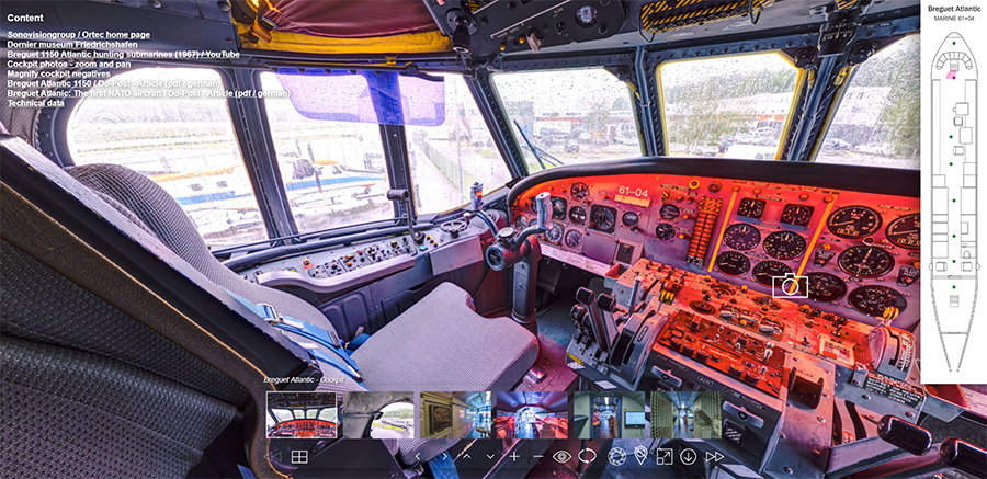 Breguet Atlantic 360 Virtual Tour - Cockpit
