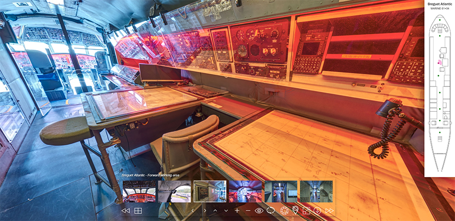 Breguet Atlantic 360 Virtual Tour - Forward Working Area