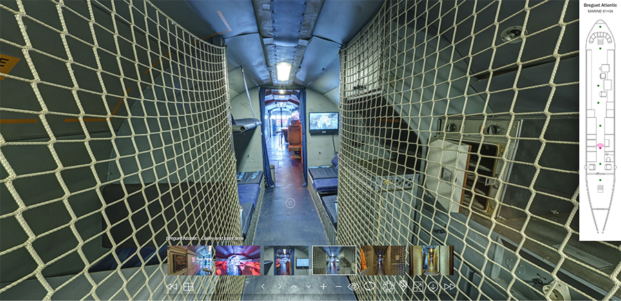 Breguet Atlantic 360 Virtual Tour - Galley Toilet Area