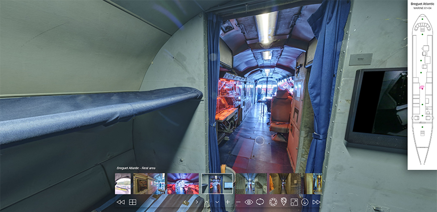 Breguet Atlantic 360 Virtual Tour - Rest Area